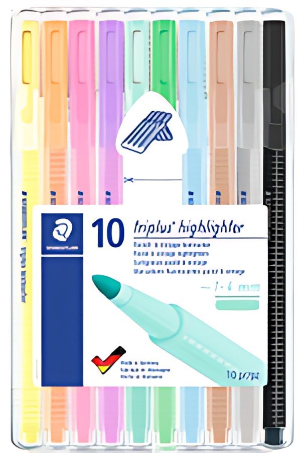 STAEDTLER Surligneur "triplus highlighter", étui de 10