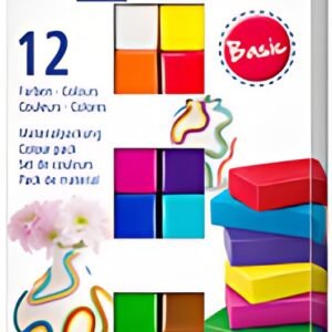 FIMO SOFT Kit de pâte à modeler "Basic", kit de 12