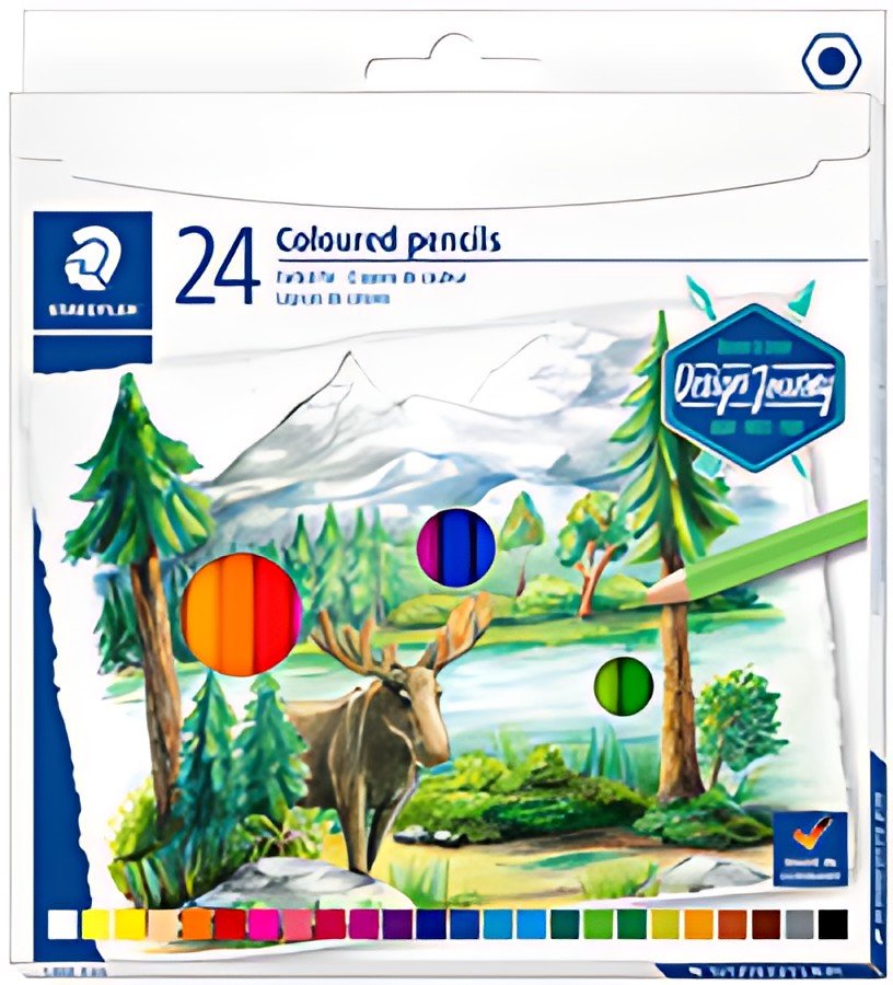 STAEDTLER Crayon couleur Design Journey, étui carton de 24