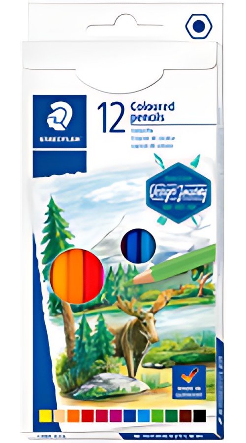 STAEDTLER Crayon couleur Design Journey, étui carton de 12