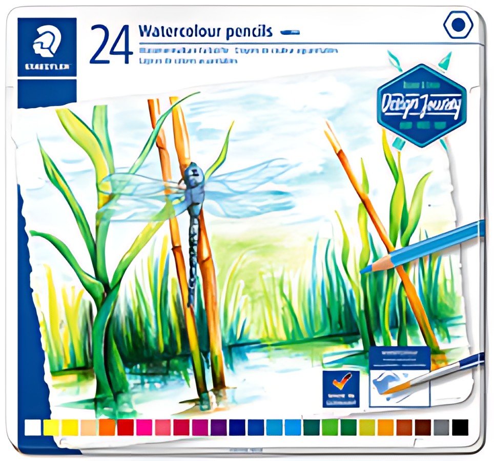 STAEDTLER Crayon de couleur aquarellable Design Journey