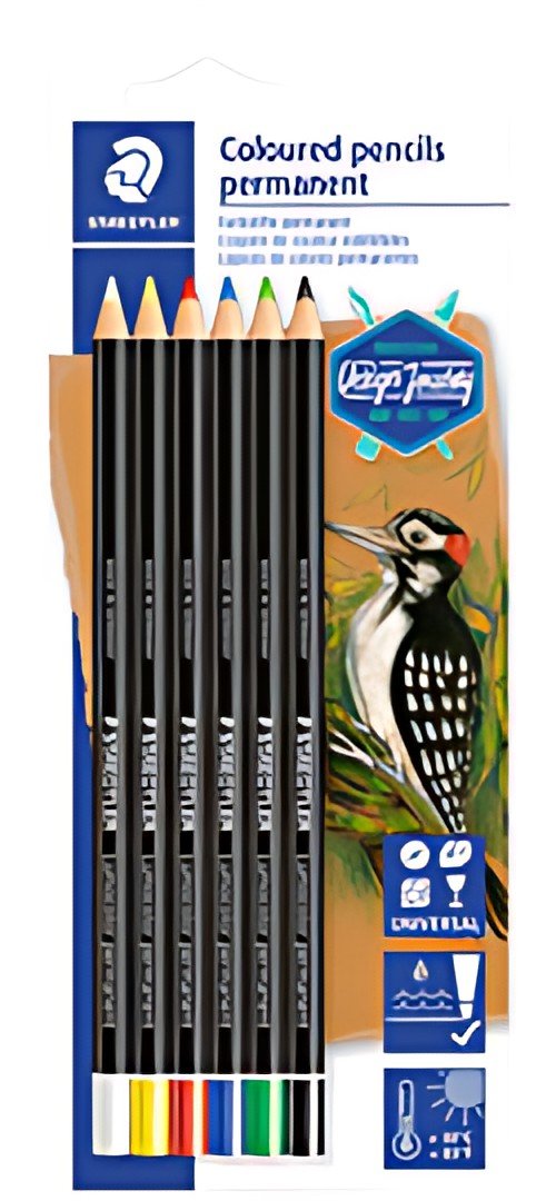 STAEDTLER Crayon marqueur sec Lumocolor permanent glasochrom