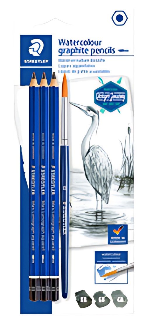 STAEDTLER Kit de crayons graphite Mars Lumograph aquarell