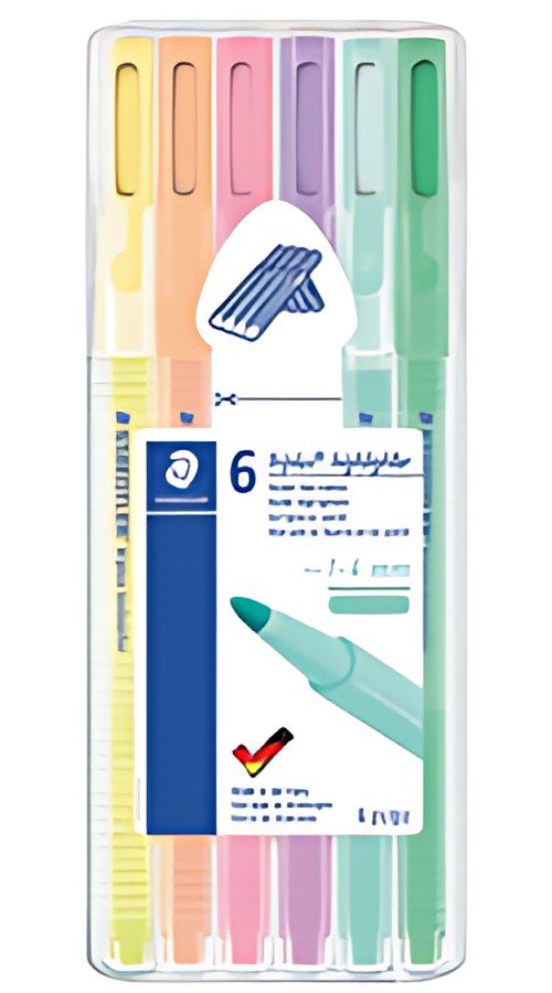 STAEDTLER Surligneur "triplus highlighter", étui de 6