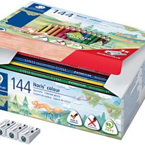 STAEDTLER Crayon de couleurs triangulaire Noris colour, 144