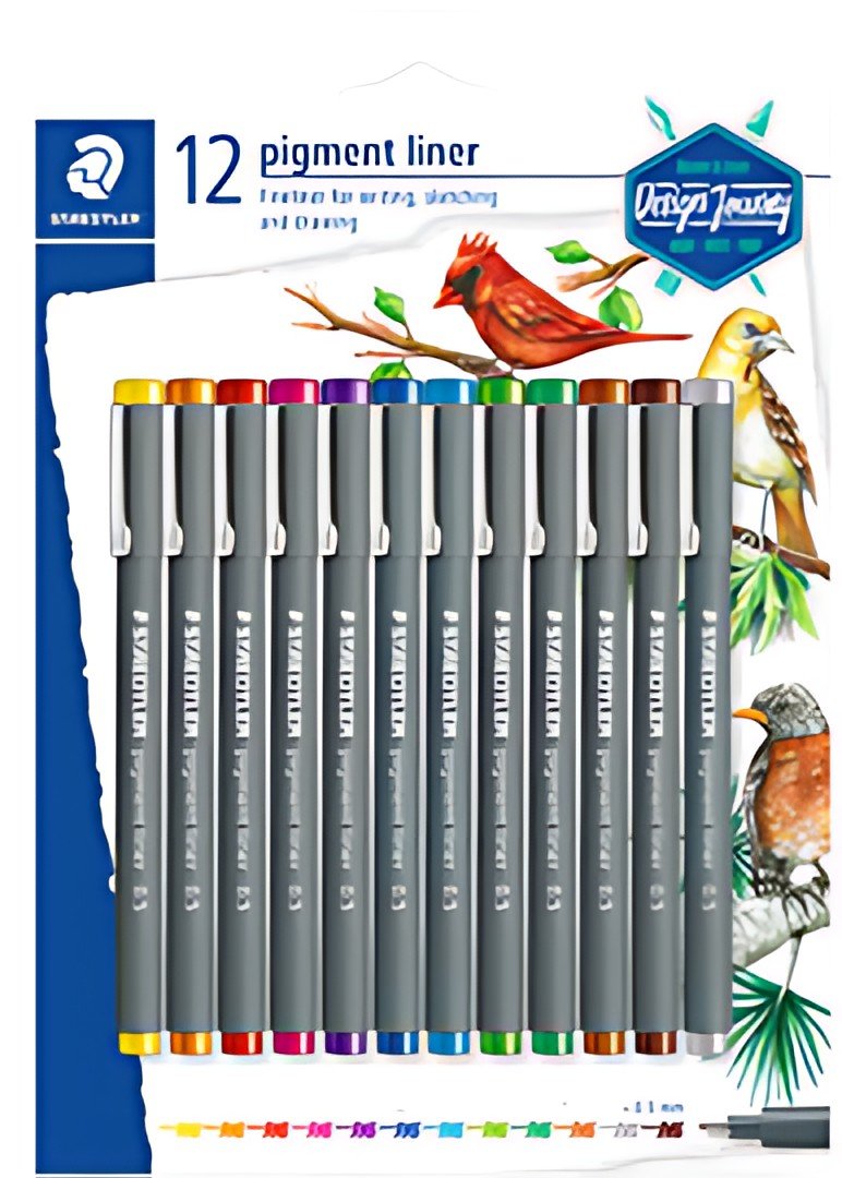 STAEDTLER Feutre à pigment Design Journey, blister de 12
