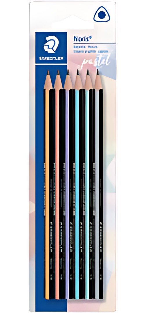 STAEDTLER Crayon Noris pastel, degré de dureté: HB, blister