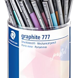 STAEDTLER Porte-mines graphite 777 pastel, pot de 36