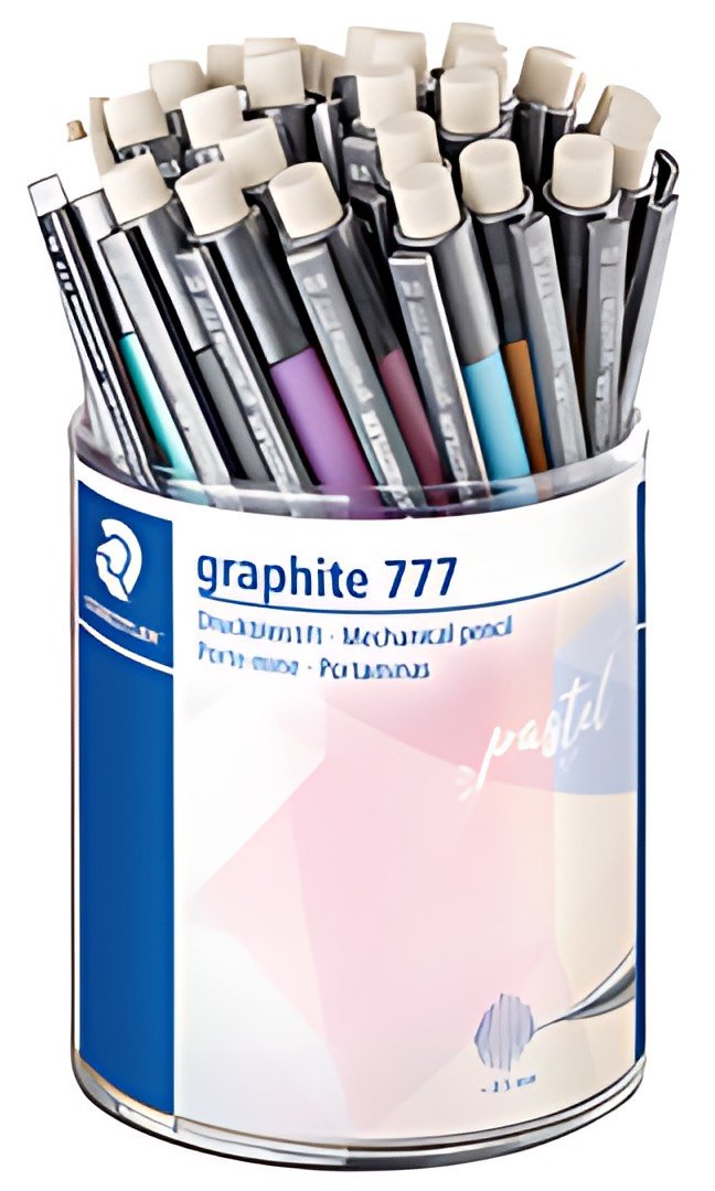 STAEDTLER Porte-mines graphite 777 pastel, pot de 36