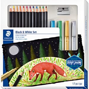 STAEDTLER Kit de dessin Black & White Design Journey