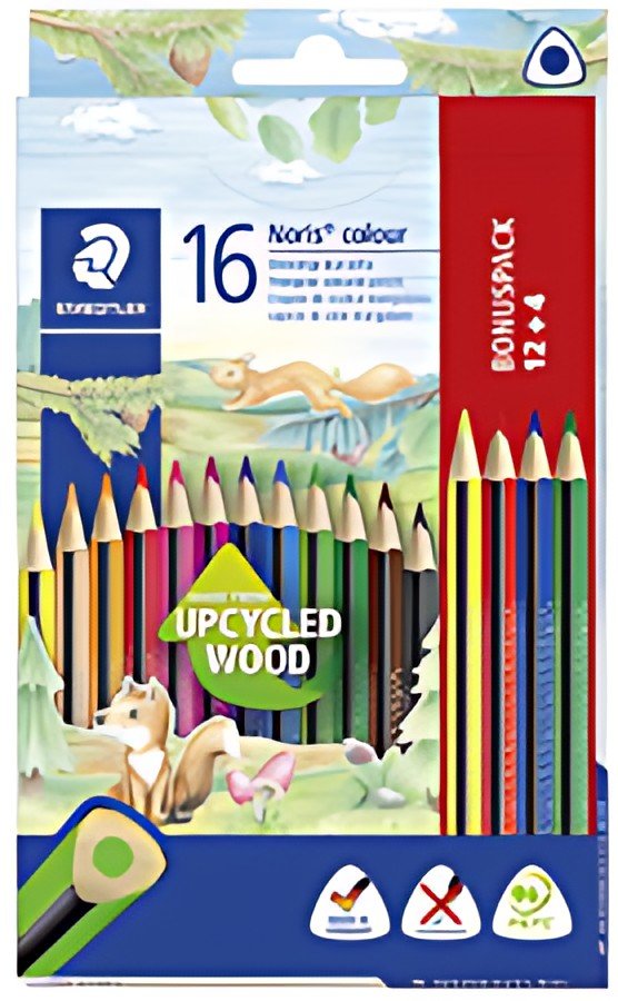 STAEDTLER Crayon de couleur triangulaire Noris colour, étui