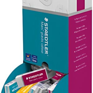 STAEDTLER Gomme plastique Mars plastic colour, présentoir