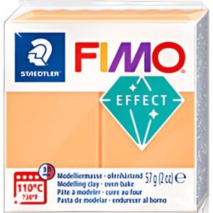 FIMO EFFECT Pâte à modeler, cuisson au four, orange fluo