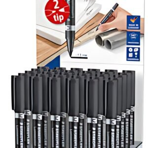 STAEDTLER Lumocolor Marqueur permanent duo, présentoir de 30