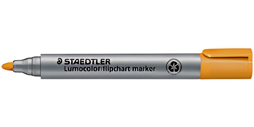 STAEDTLER Marqueur de conférence Lumocolor 356, orange