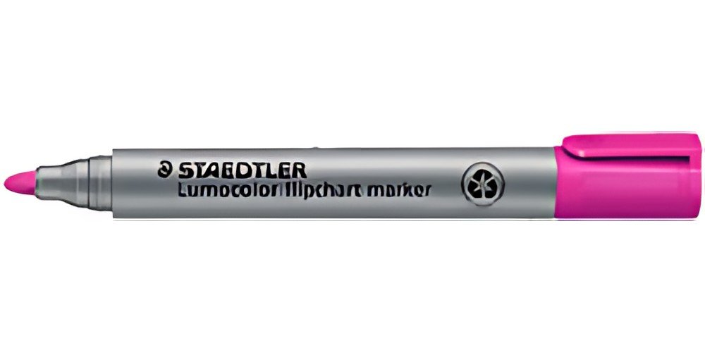 STAEDTLER Marqueur de conférence Lumocolor 356, rose