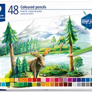 STAEDTLER Crayon couleur Design Journey, étui métal de 48