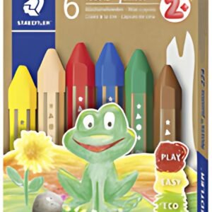 STAEDTLER Craie à la cire Noris junior, étui carton de 6