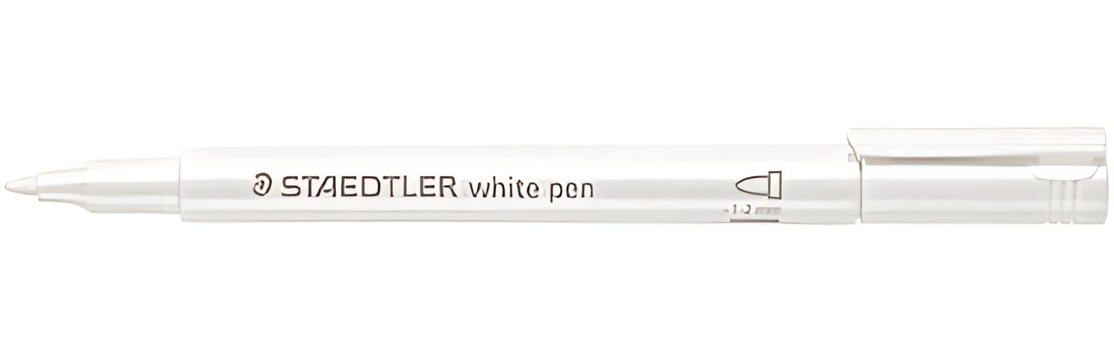 STAEDTLER Marqueur permanent métallisé, pointe ogive, blanc