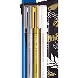 STAEDTLER Marqueur permanent métallisé, pointe ogive, par 3