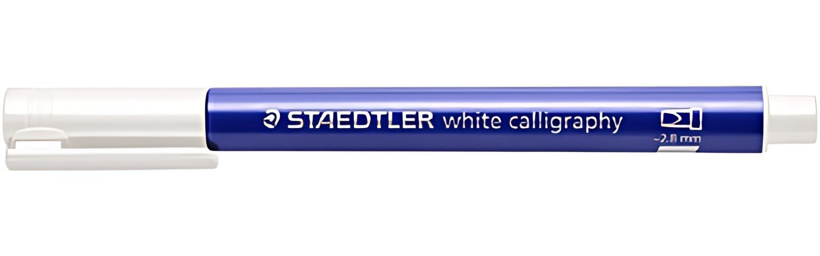 STAEDTLER Marqueur permanent metallic calligraphy, blanc