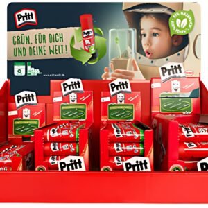 Pritt Bâton de colle, présentoir de 97 + pastilles SOMAT