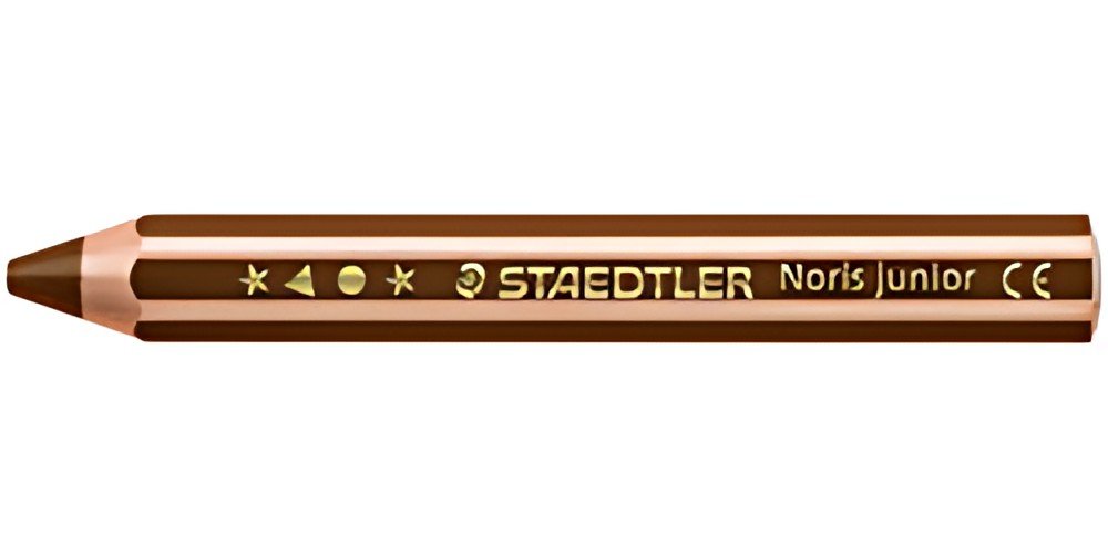 STAEDTLER Crayon de couleur hexagonal Noris junior, brun