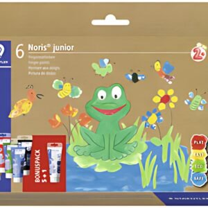STAEDTLER Peinture aux doigts Noris junior, étui carton de 6