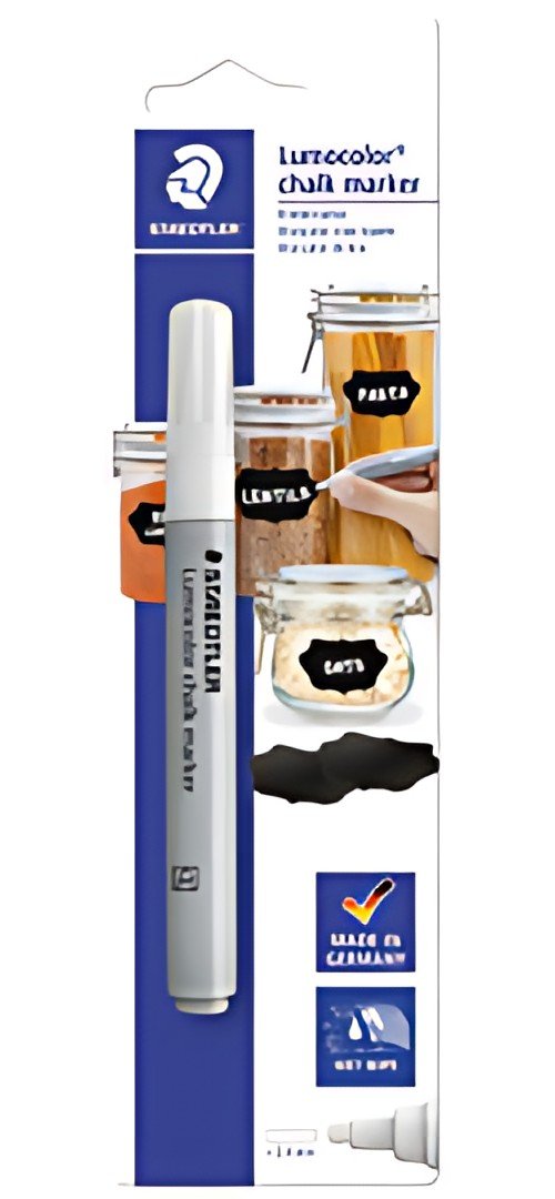 STAEDTLER Lumocolor Marqueur à la craie chalk marker, blanc