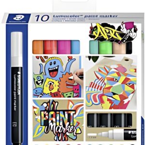 STAEDTLER Marqueur acrylique paint marker Lumocolor, étui