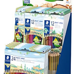 STAEDTLER Crayon de couleur, présentoir UPCYCLED WOOD