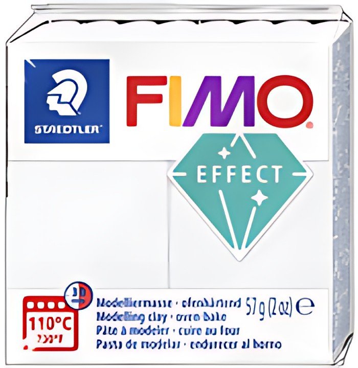 FIMO Pâte à modeler EFFECT, galaxy blanc, 57 g