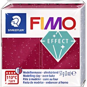 FIMO Pâte à modeler EFFECT, galaxy rouge, 57 g