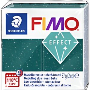 FIMO Pâte à modeler EFFECT, galaxy vert, 57 g
