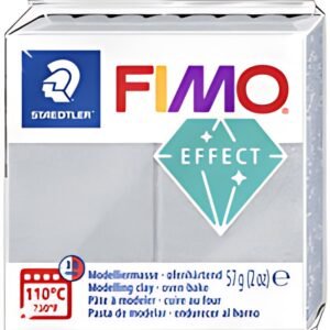 FIMO Pâte à modeler EFFECT, argent pailleté, 57 g