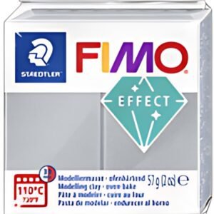FIMO Pâte à modeler EFFECT, argent métallisé, 57 g