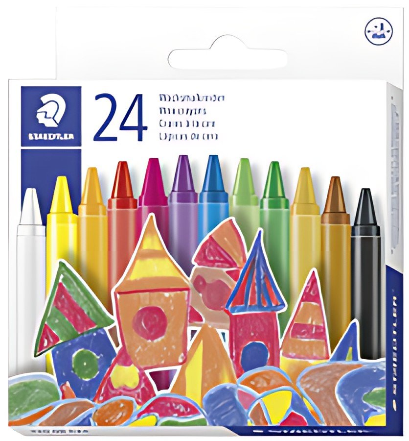 STAEDTLER Craie à la cire, étui carton de 24