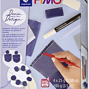 FIMO SOFT Kit de pâte à modeler Denim Design à cuire au four
