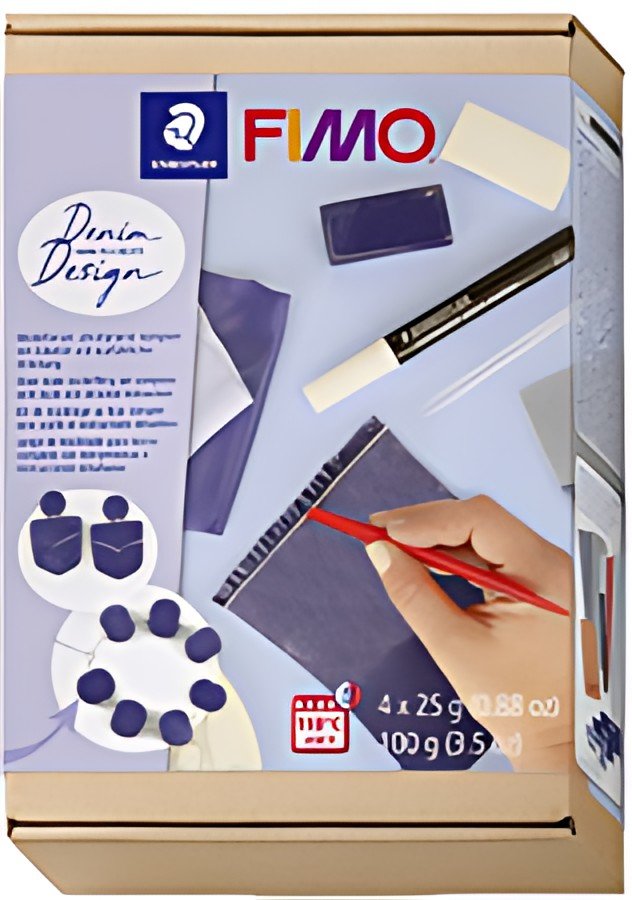 FIMO SOFT Kit de pâte à modeler Denim Design à cuire au four