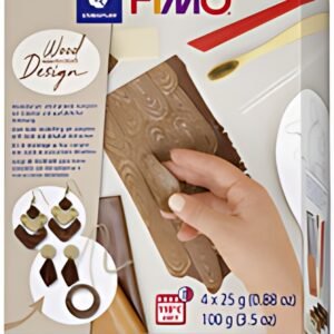 FIMO SOFT Kit de pâte à modeler Wood Design, à cuire au four