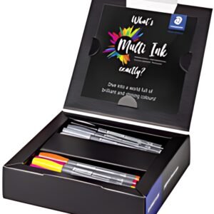 STAEDTLER Feutre pigment brush pen, étui carton de 24