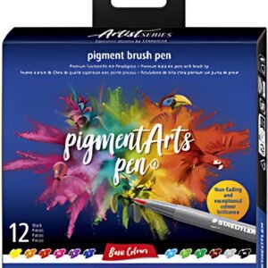 STAEDTLER Feutre pigment brush pen "Basic Colours"