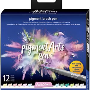 STAEDTLER Feutre pigment brush pen "Pastel Colours"