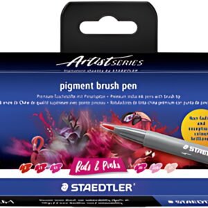 STAEDTLER Feutre pigment brush pen "Red & Pinks"