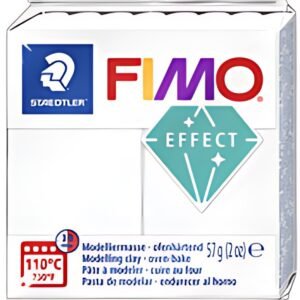 FIMO EFFECT Pâte à modeler, 57 g, translucide