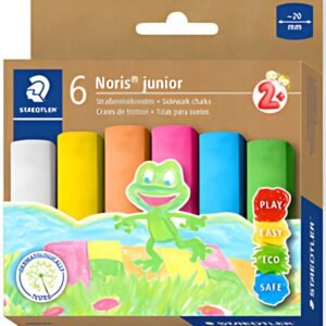 STAEDTLER Craie de trottoir Noris junior, carton de 6