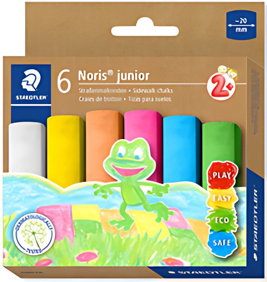 STAEDTLER Craie de trottoir Noris junior, carton de 6