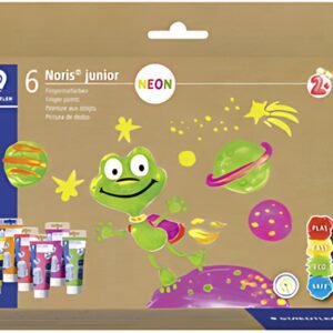 STAEDTLER Peinture aux doigts Noris junior FLUO, carton de 6