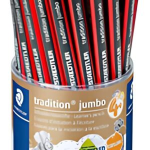 STAEDTLER Crayon d'apprentissage tradition jumbo, HB, pot
