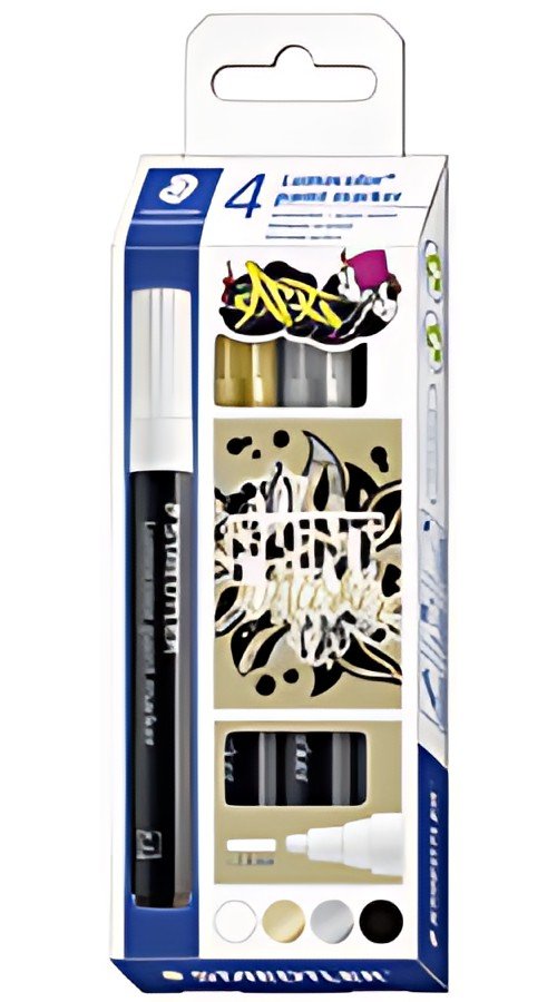 STAEDTLER Marqueur acrylique paint marker Lumocolor, étui